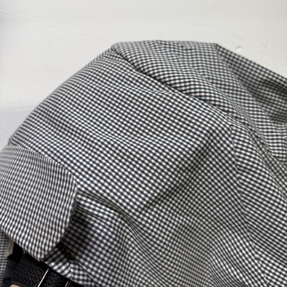 Talbots Blue and White Check Blazer 3-Button Size 18W Preppy Office Careerwear - Picture 5 of 11